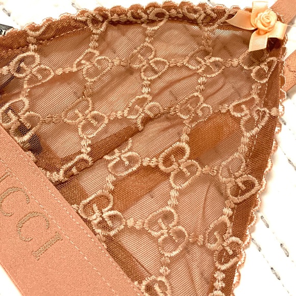 COPY - NWT ~ GUCCI Lingerie Set (in Nude) - Picture 11 of 14